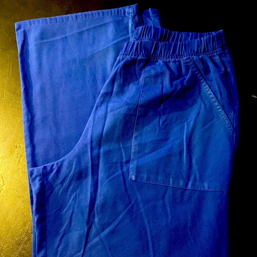 Scrubstar Medium Scrub pants elastic waistband with 3 pockets. Gently used.